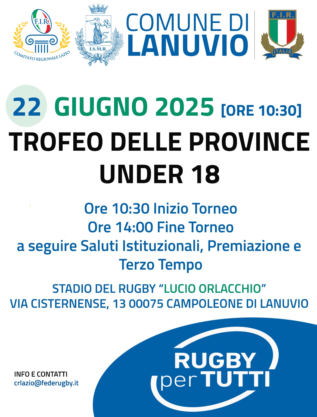 CRL Trofeo delle Province 2025